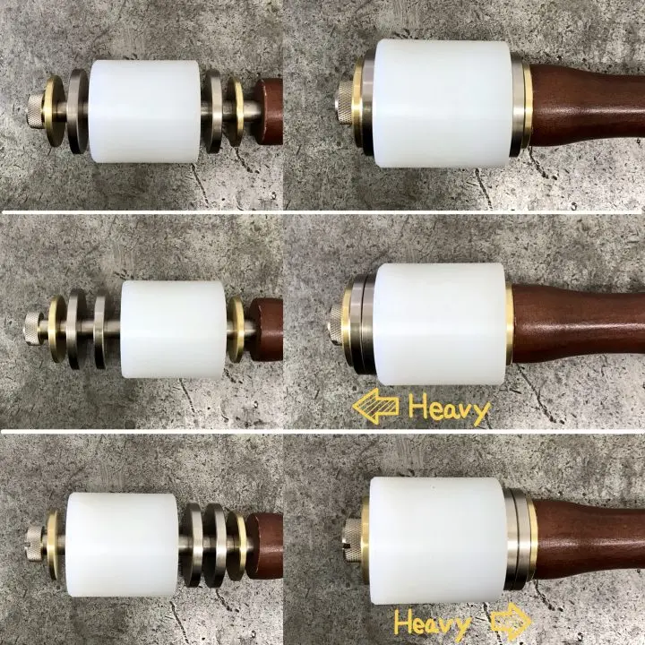 OKA Factory 圓槌・黑啡色 (可調較重量).webp