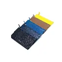 Epsom Zipper Coin bag | 5 card slots＋1 coin slot with zipper | 18 colors