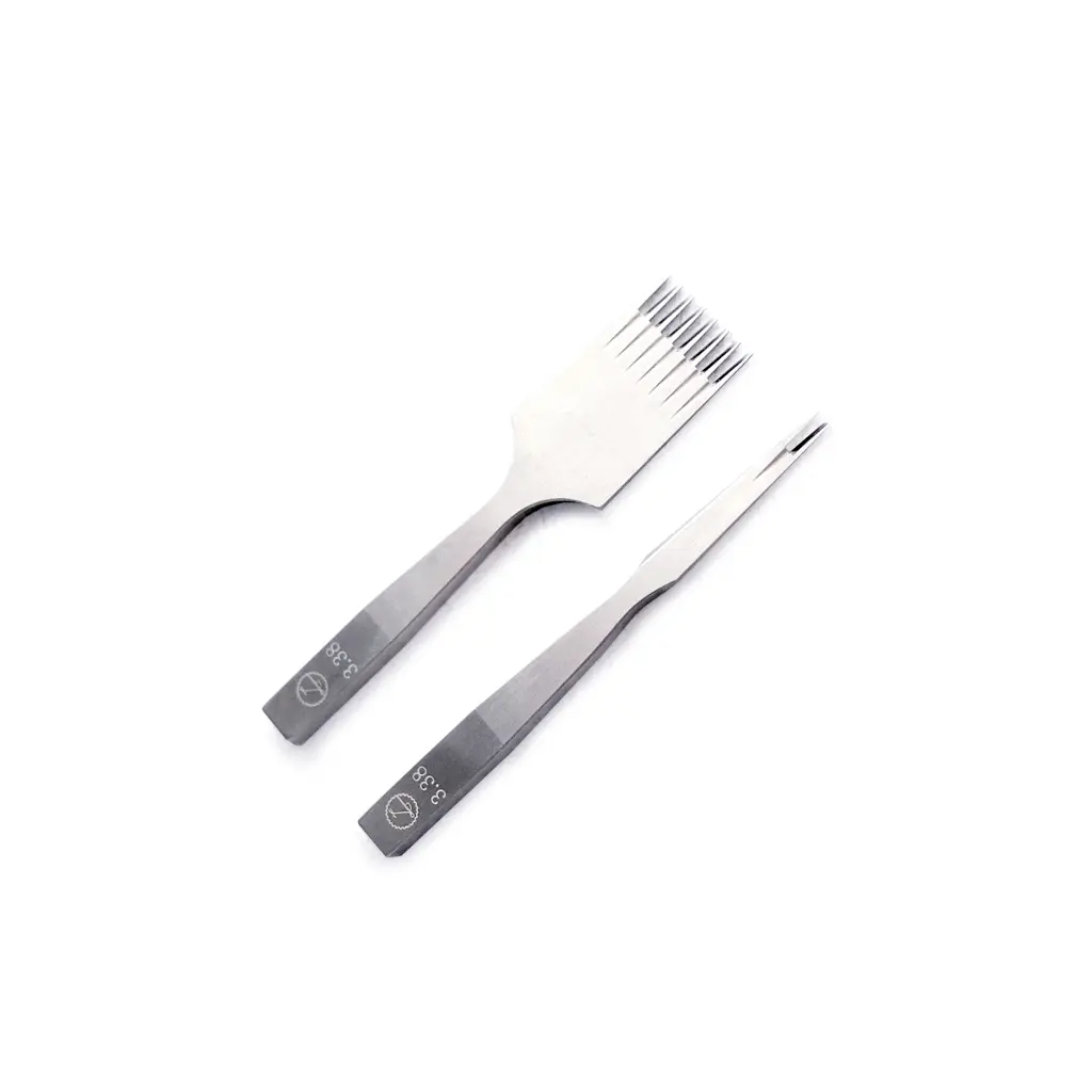 The Lederer Perancis Pricking Iron (1 Serampang/ 6 Serampang)