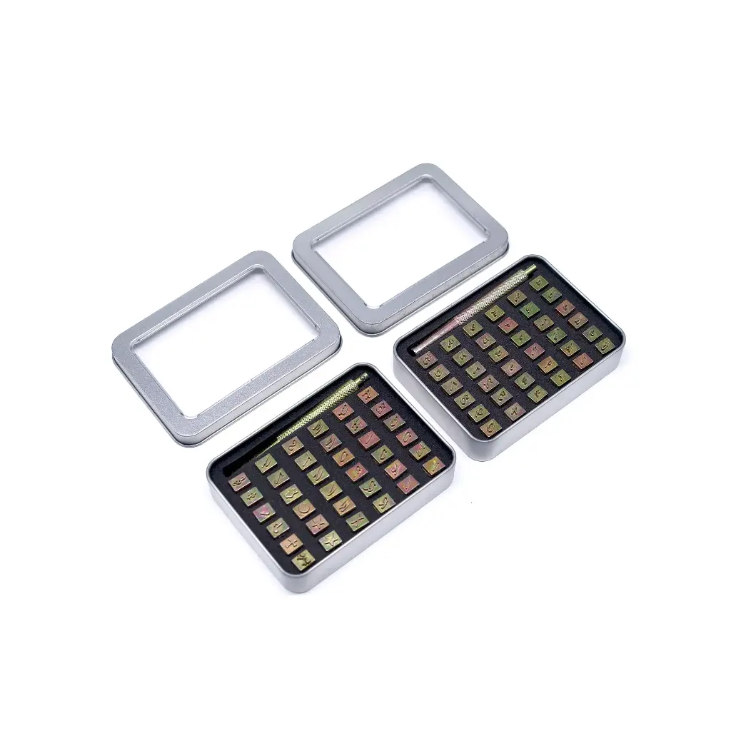 皮革正寫字母數字印花工具6mm