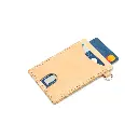 挂颈皮绳直式侧扣证件套 - BSP221