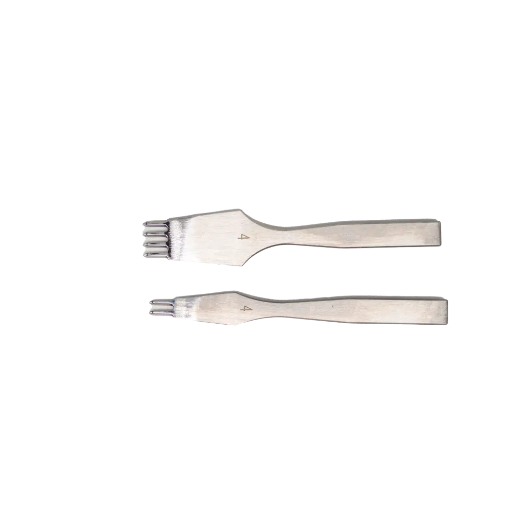 Penusuk berbentuk berlian 4mm (2 gigi/4 gigi)