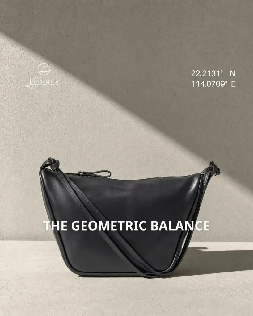 Pre order - A X I S / V E R T E X - Shoulder Leather Bag