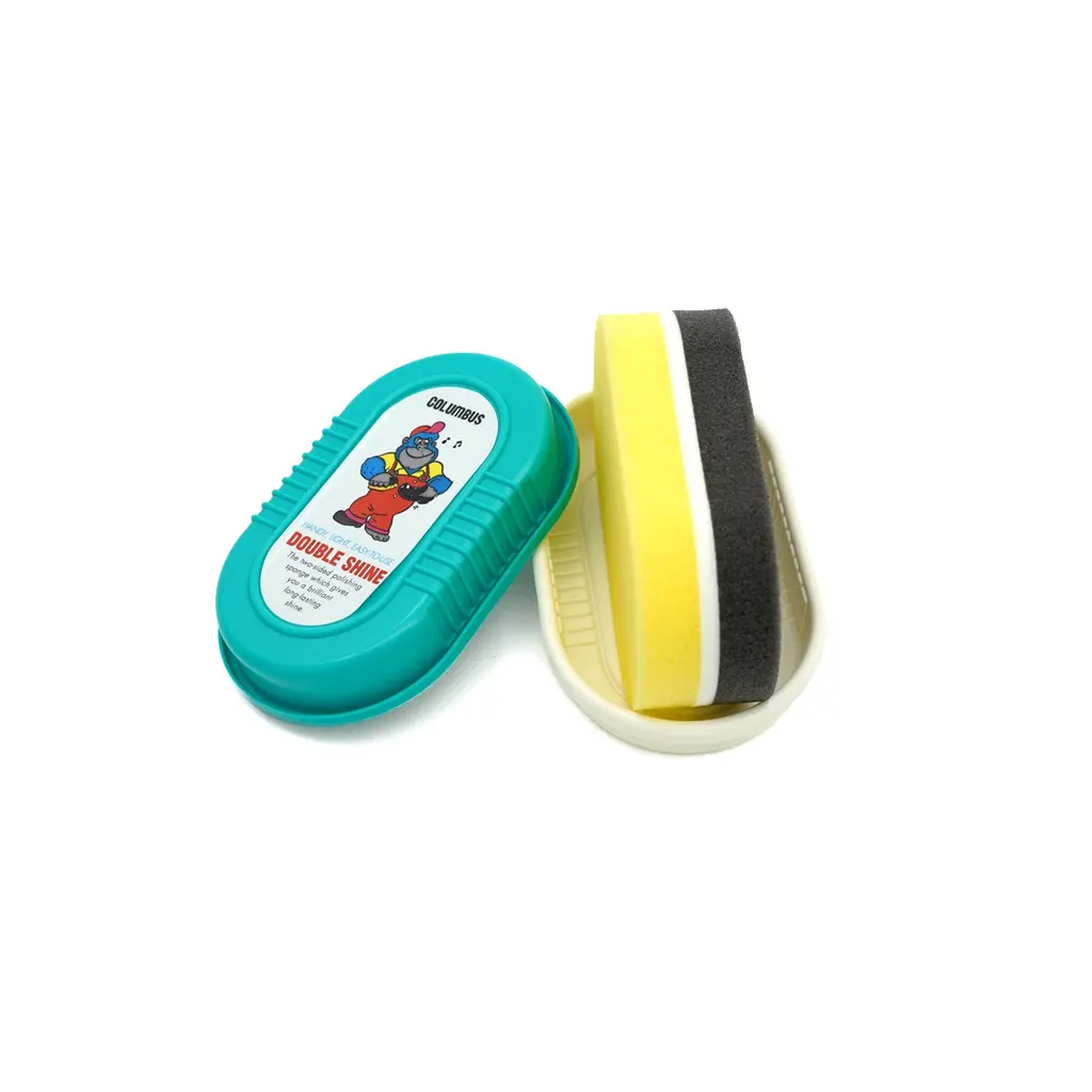 Japan Columbus Sponge Dual-Sided Shoe Brush