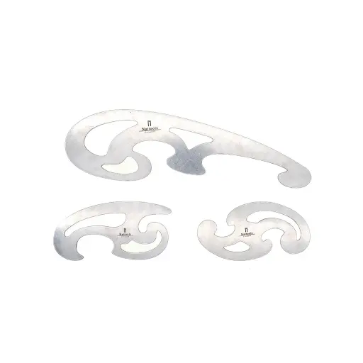 Nattools Cloud-shaped Plate Ruler Set