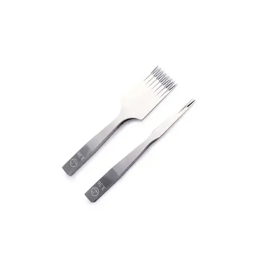 The Lederer France Pricking Iron(2 Prong/ 6 Prong)