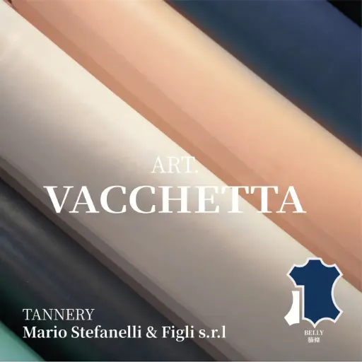 Mario Stefanelli & Figli Art. Vacchetta Italian Bellies Leather Sqf.
