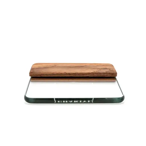 Walnut glass scraper