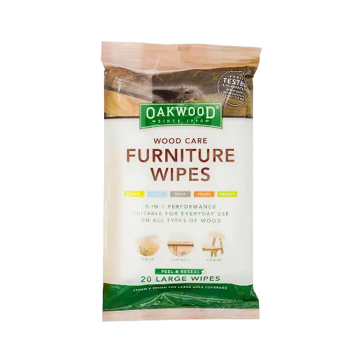 [9337198003089] Oakwood Wood Care Furniture Wipe（20pack）