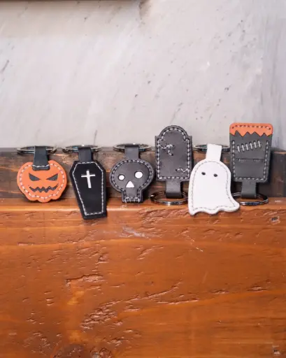 Halloween限定皮革鎖匙扣 - BSP666