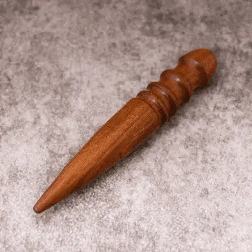 Ebony leather trimming tool