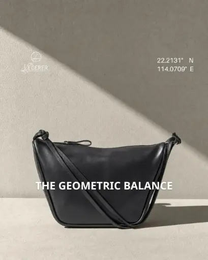 Pre order - A X I S / V E R T E X - Shoulder Leather Bag